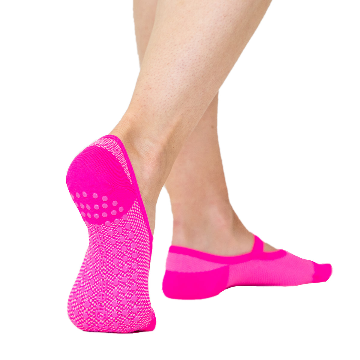 Yoga Socks for Women Non Slip Socks with Grips Barre Socks Workout Toeless  Grippy Pilates Socks