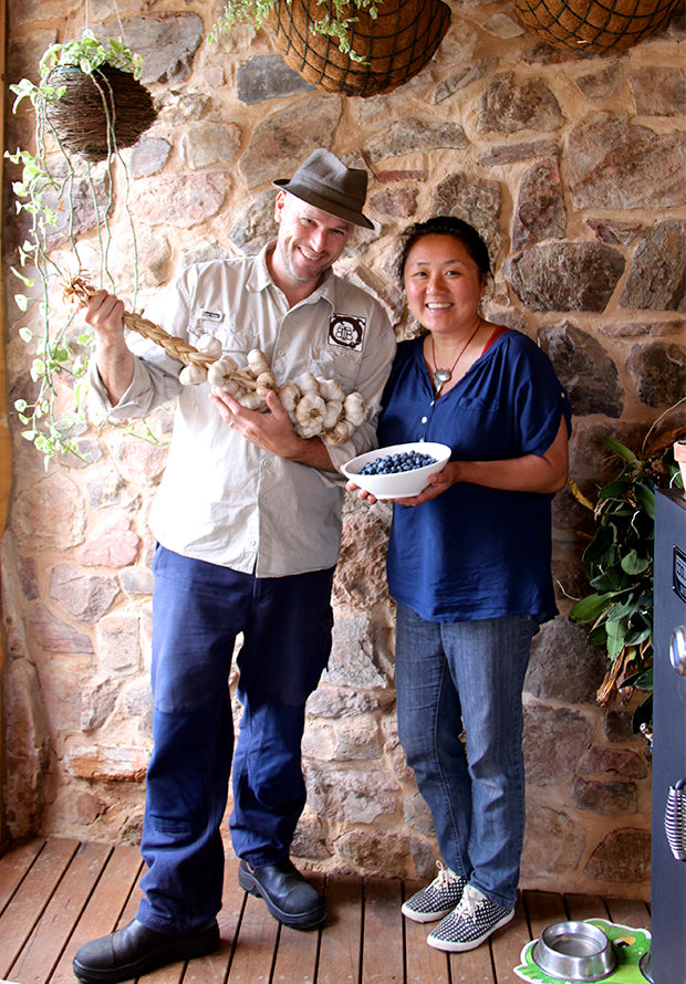 Cynthia Lim and Nick Bray from Blue Tongue Berries