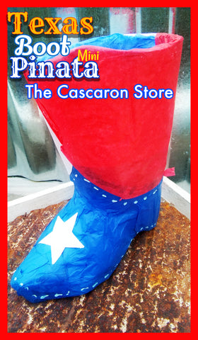 fiesta Texas Boot mini pinata party decoration