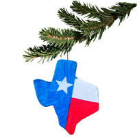 Christmas tree ornament Texas design decoration