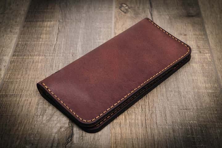 The Wave Leather Wallet Pattern Wallet Pdf Template Compact 