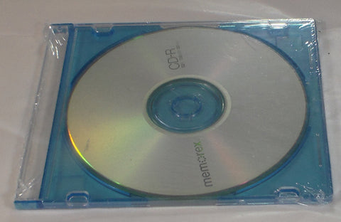 CD case wrapped in shrink wrap