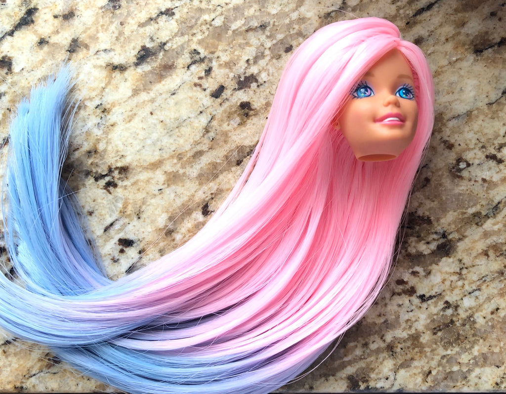 reroot barbie hair