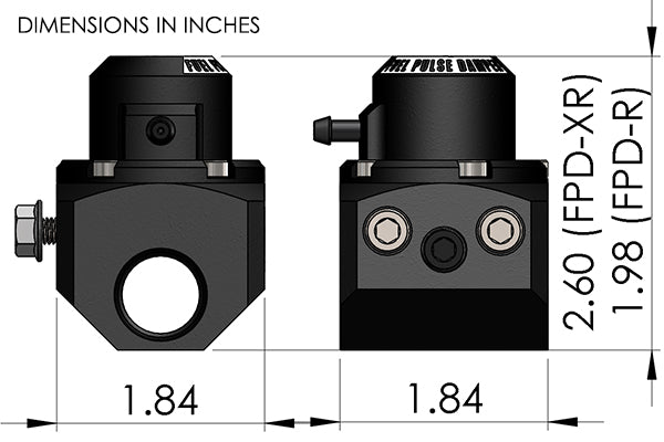 Radium - Inline Fuel Pulse Damper Kits