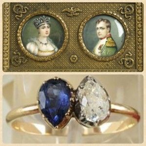 Napoleon Bonaparte and Josephine ring