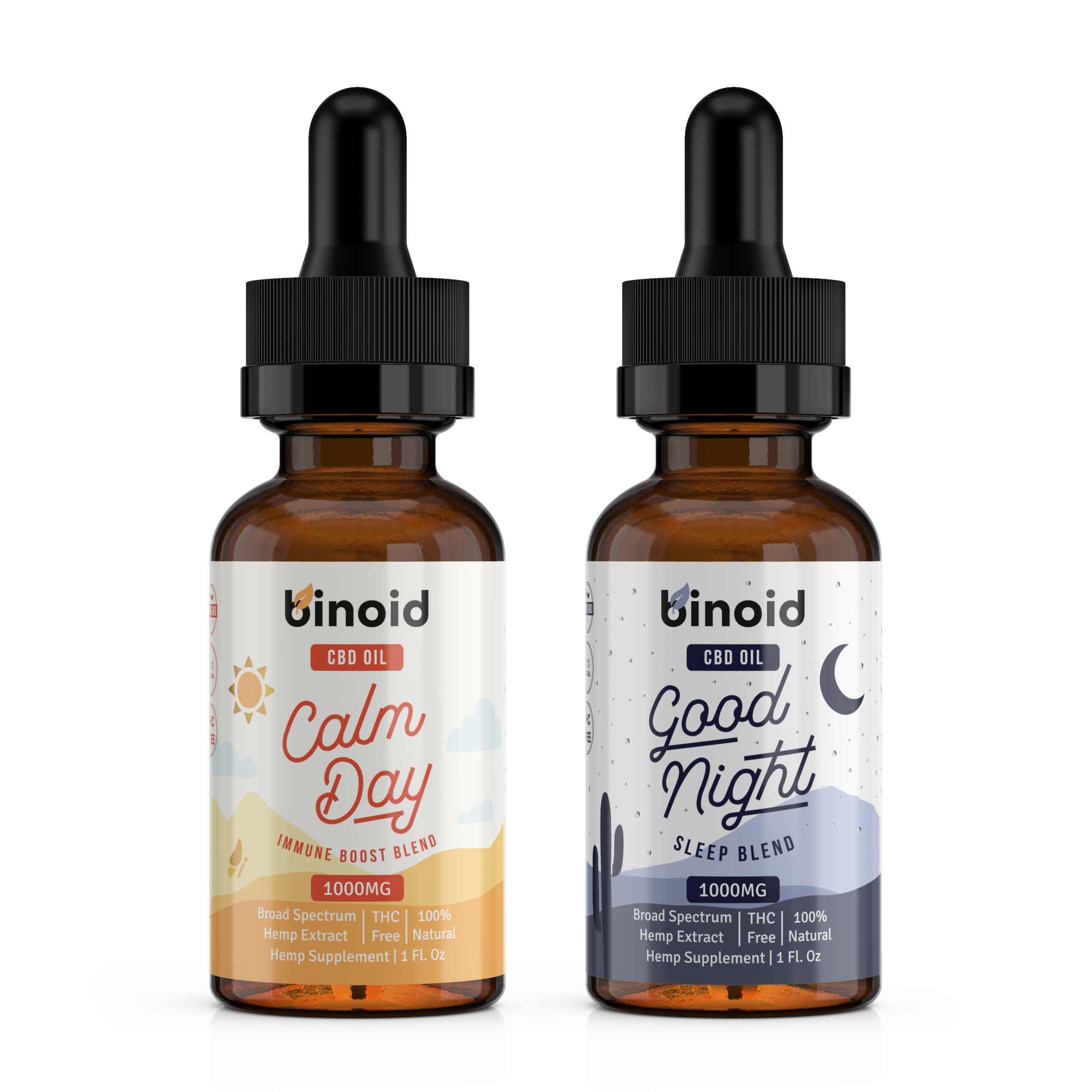 Binoid CBD Oil - Day & Night Bundle