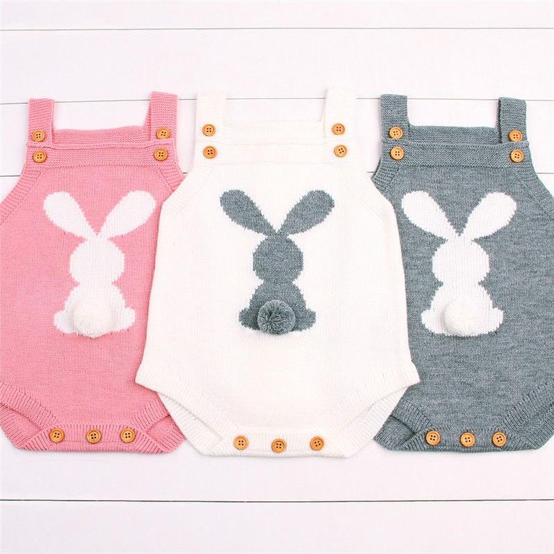 bunny romper baby girl