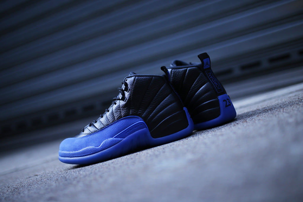 blue game jordan 12