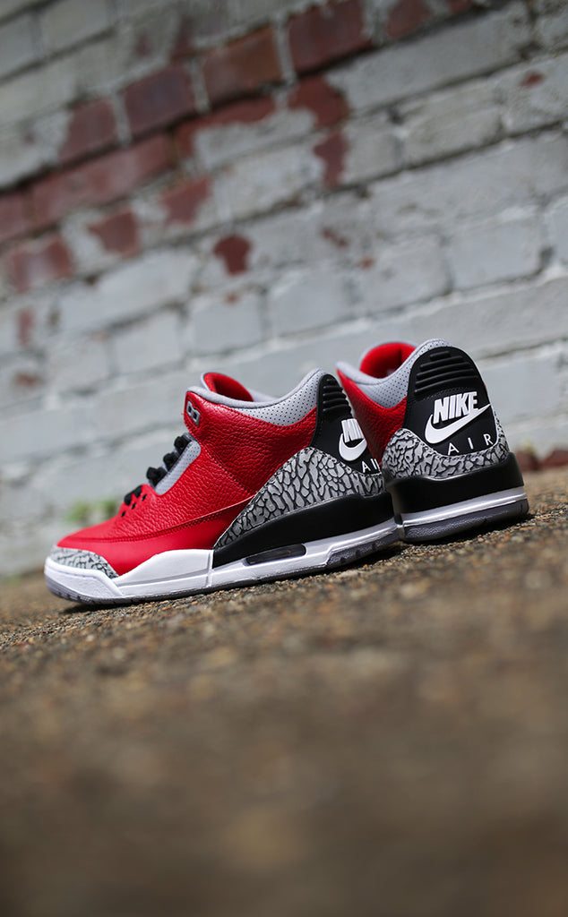 fire red cement 3s