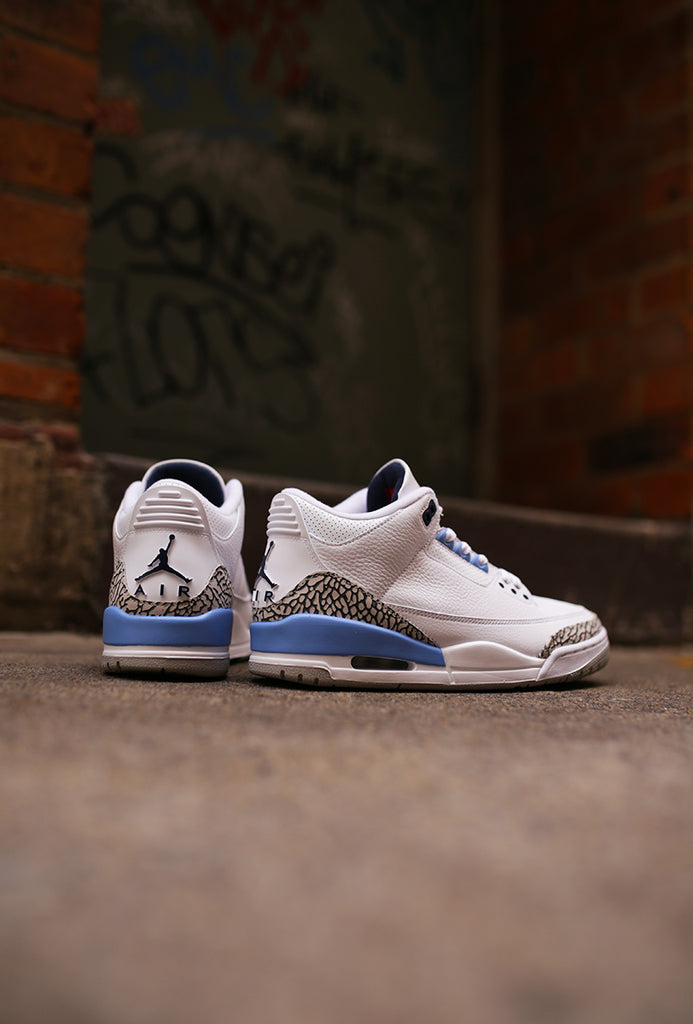 Nike Air Jordan 3 UNC – Laced