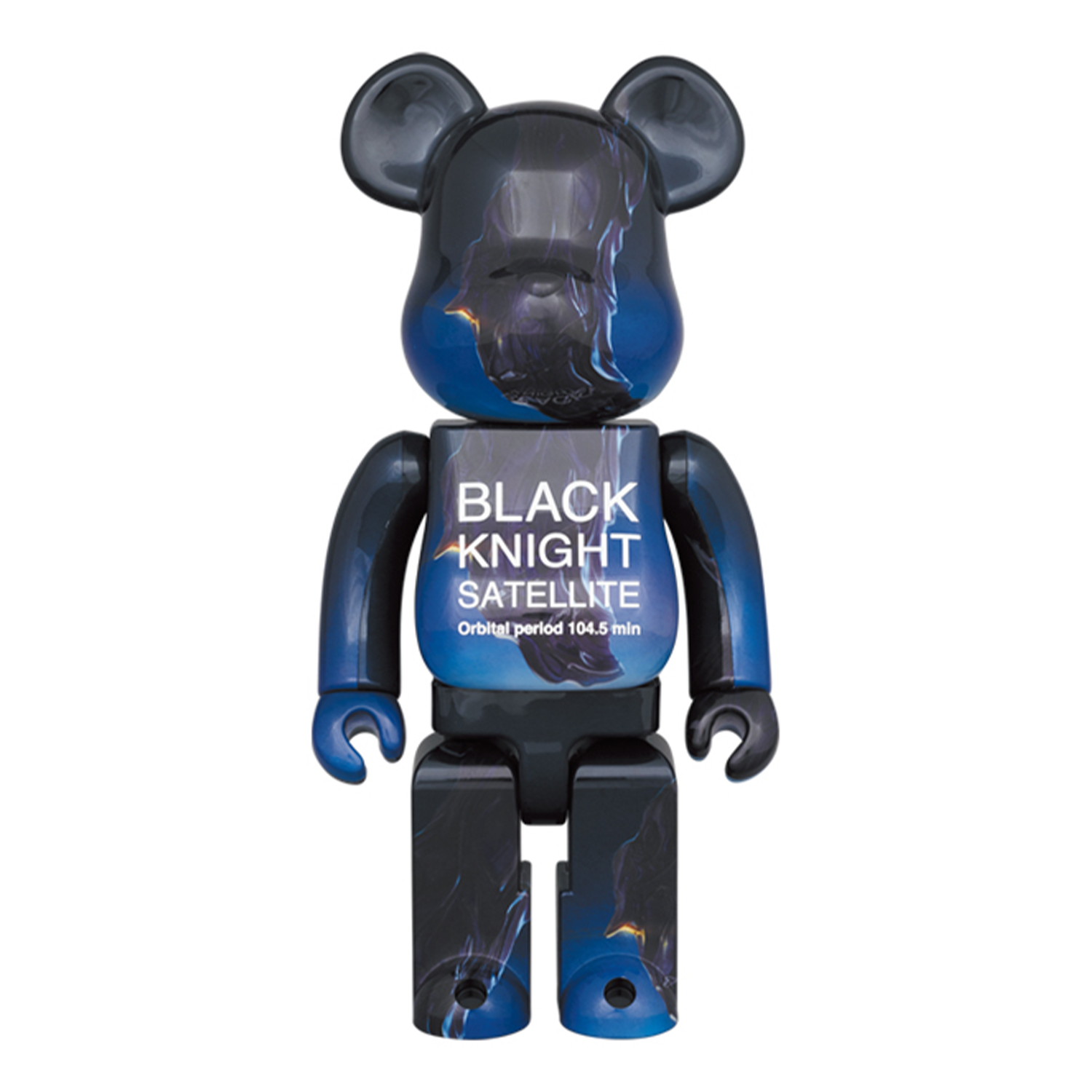 Bearbrick BLACK KNIGHT SATELLITE 100 400