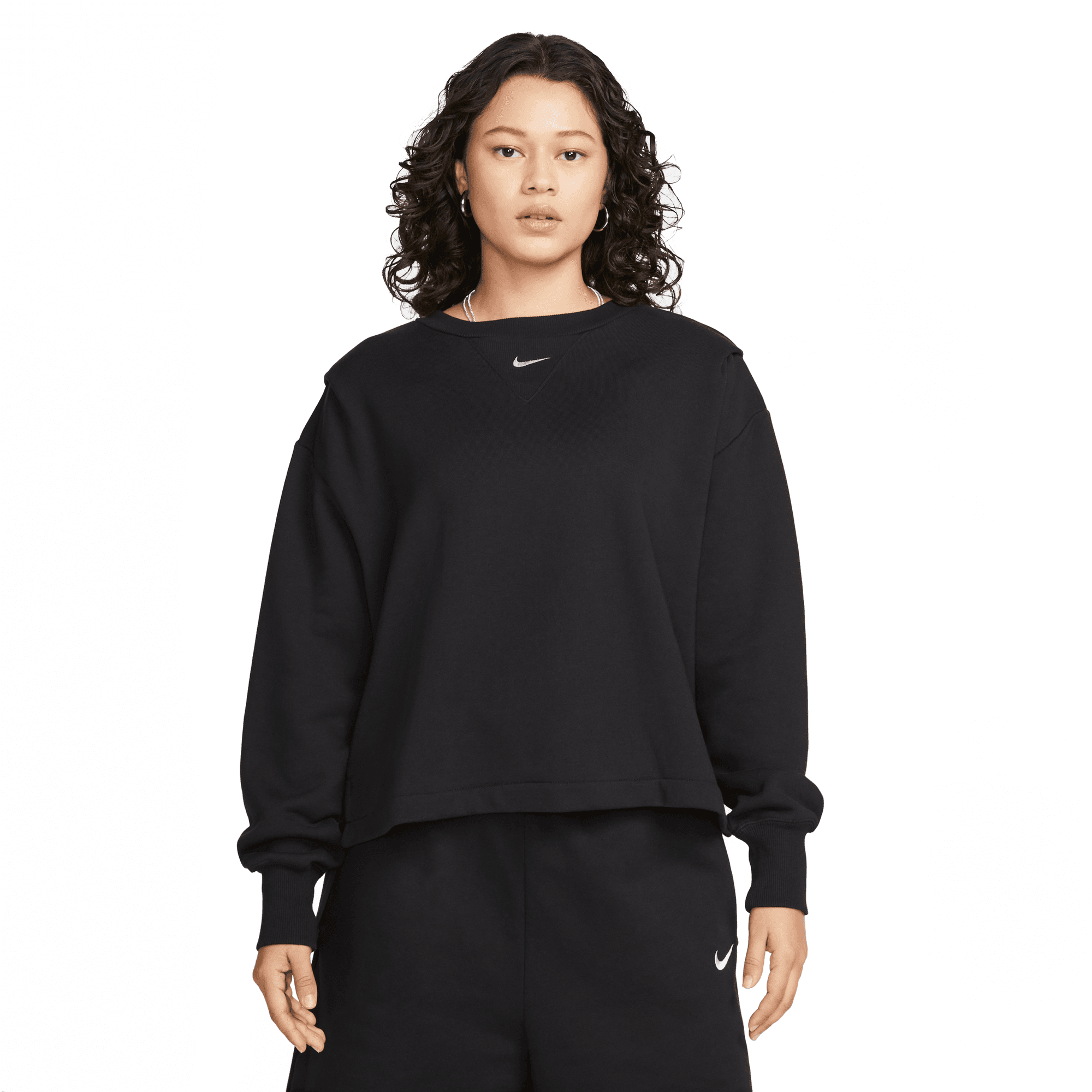 Nike Women's Modern Fleece Crew Black DV7802-010 – Laced