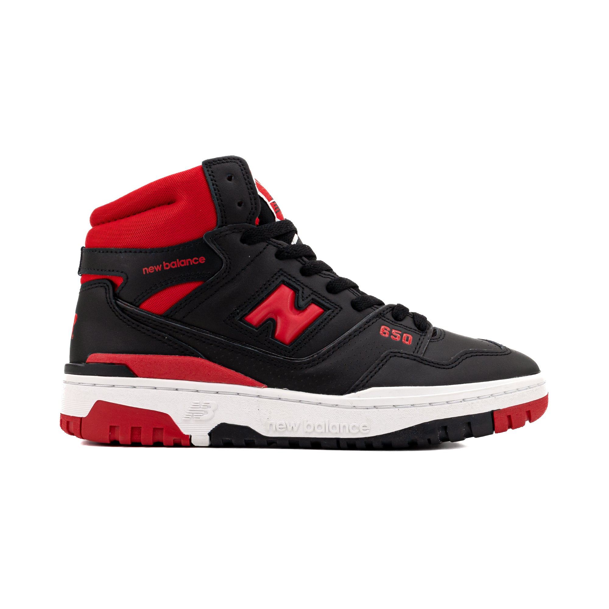 New Balance 650 Black/Red/White BB650RBR – Laced