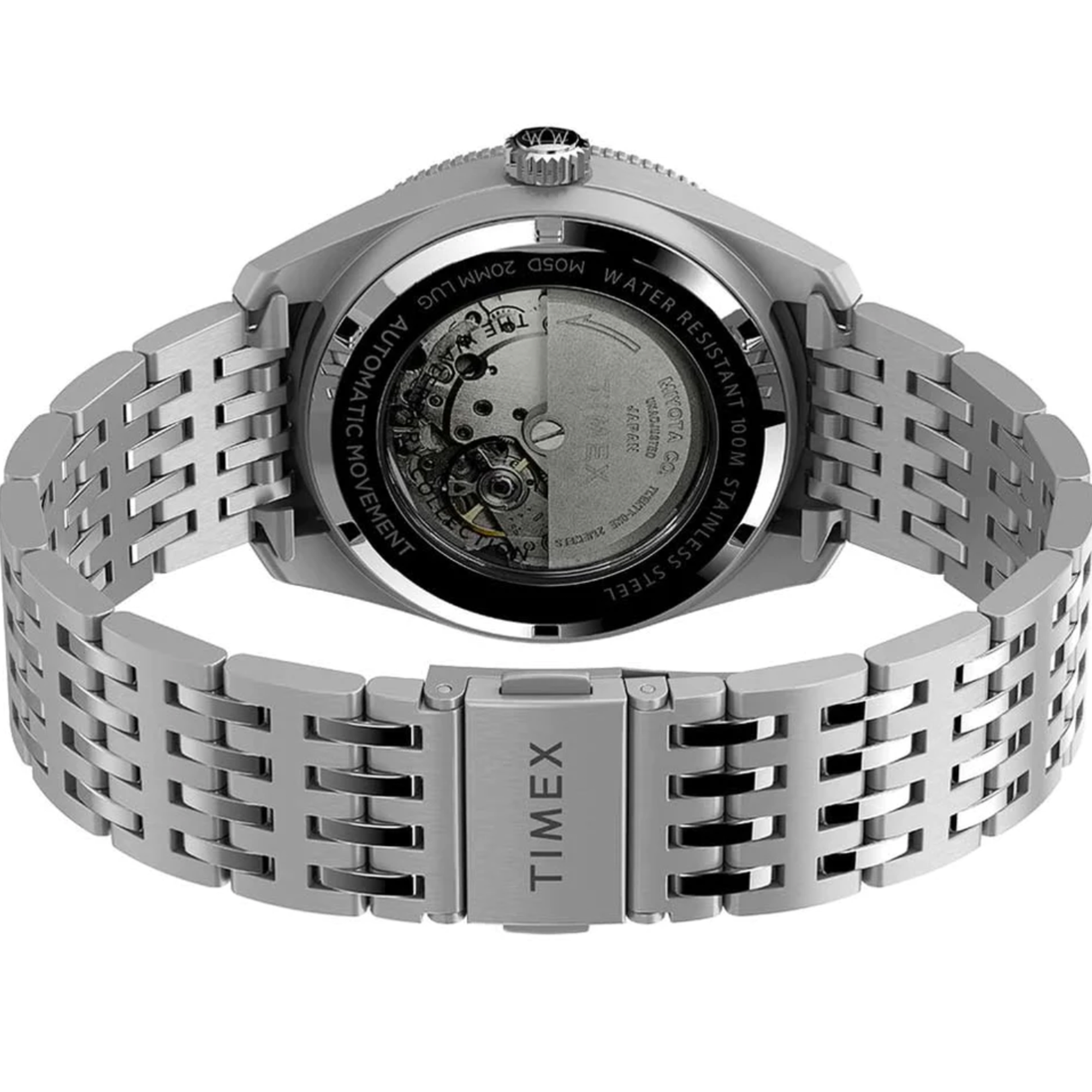 Timex Waterbury Dive Automatic 40mm Stainless Steel Bracelet Watch – Laced