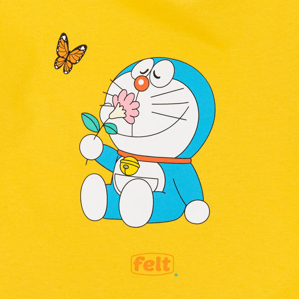 Felt x Doraemon Flower Tee Yellow – Laced