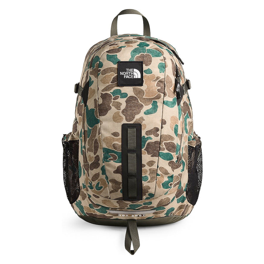 The North Face Hot Shot Special Edition Backpack Khaki Duck Camo Laced