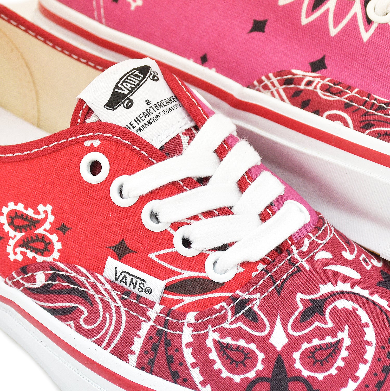 vans paisley red