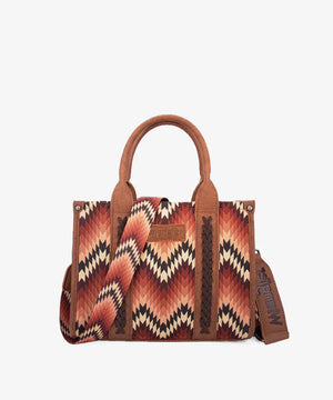 Wrangler Southwestern Pattern Concealed Carry Wide Tote - Rockin R Western Store LLC