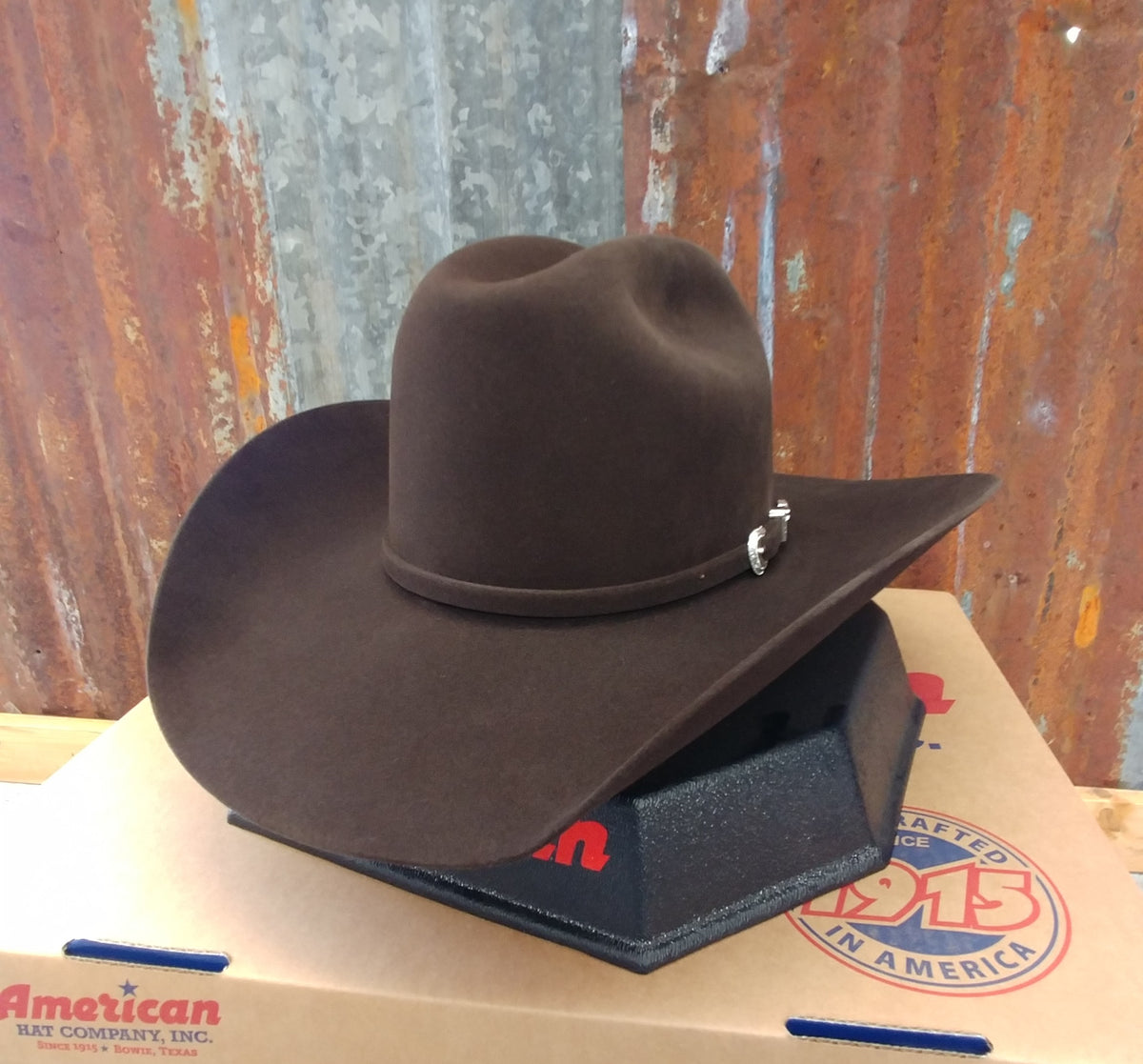 American Hat Co Chocolate 7x Cowboy Hat – Rockin R Hats, LLC