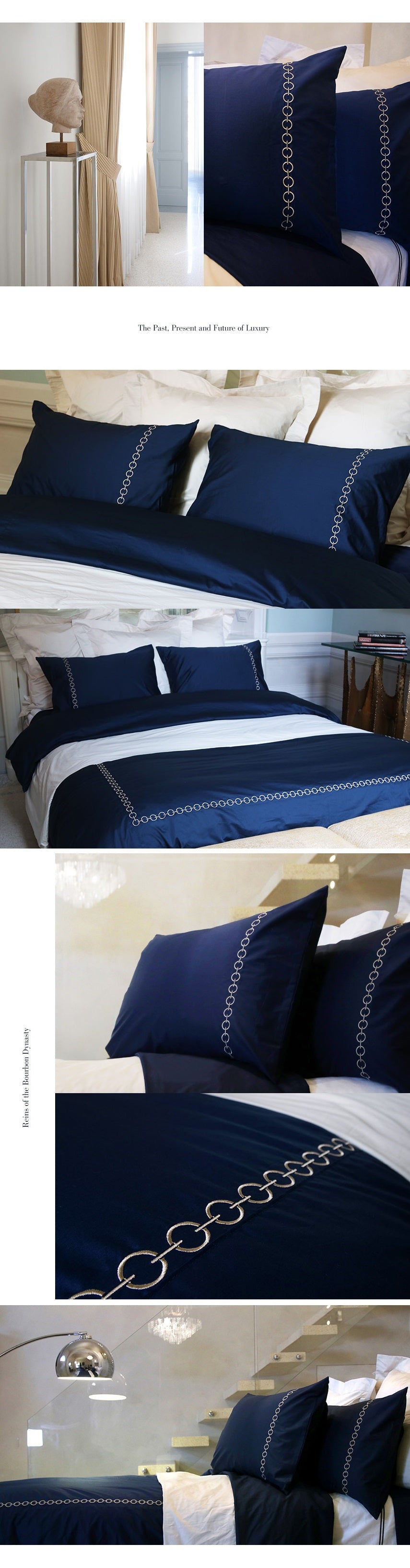 Duvet Cover Set | Ecuries Collection, Deep Blue