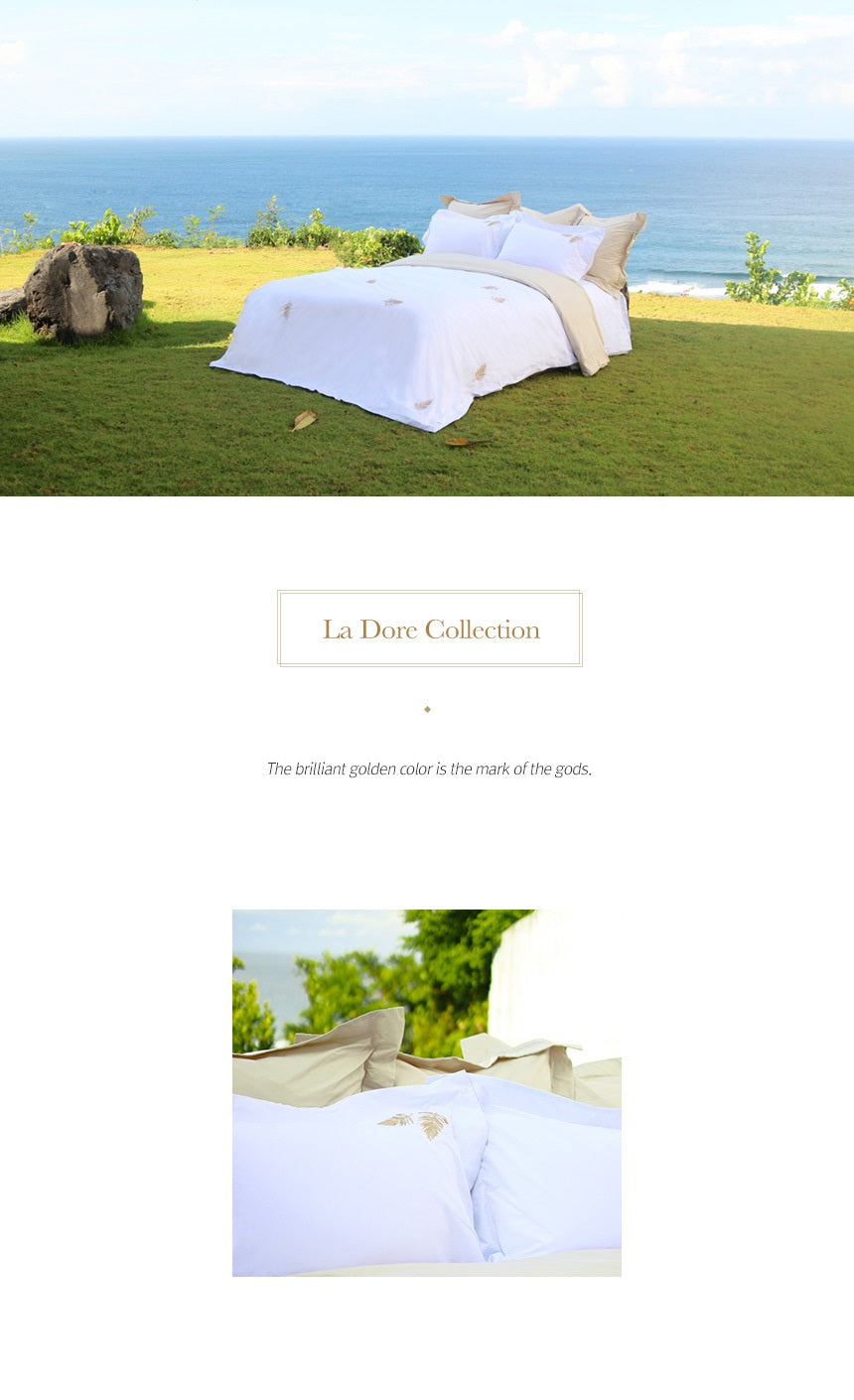 Duvet Cover Set | La Dore Collection, Gold