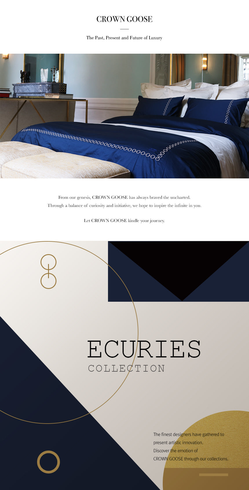 Duvet Cover Set Ecuries Collection, Deep Blue