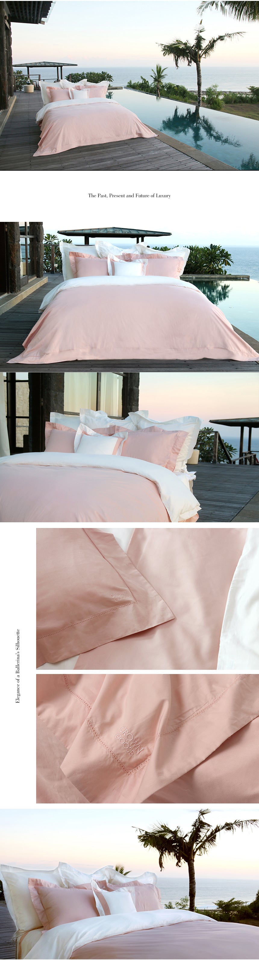 Duvet Cover Set | Brise Collection, Indi Pink