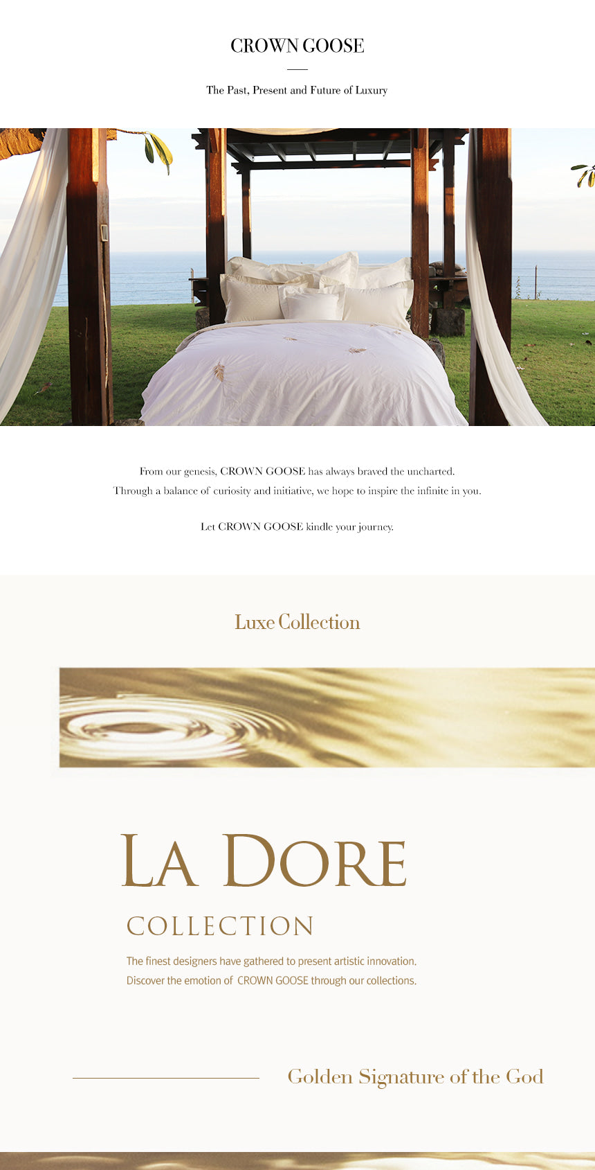 Duvet Cover Set | La Dore Collection, Gold