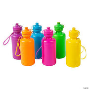 Neon Sport Water Bottle Assorted Colors