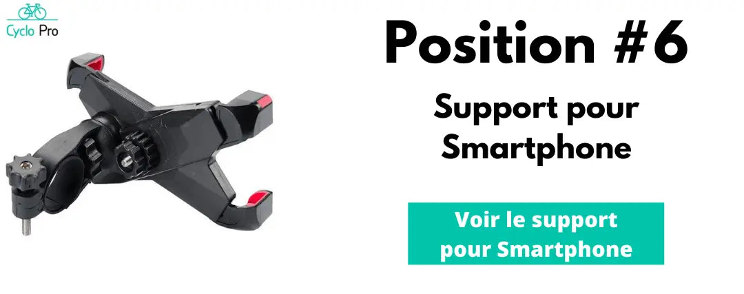 support pour smartphone velo