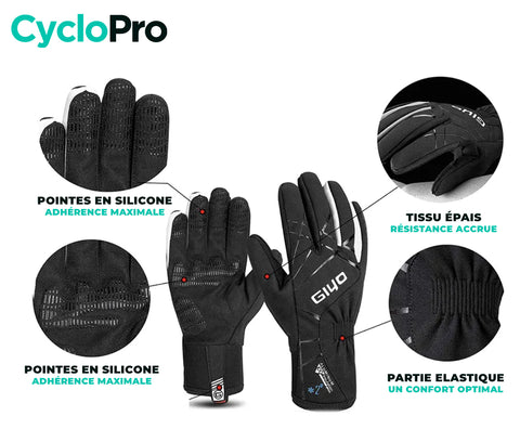 Gants vélo hiver - Hotwarm – CycloPro