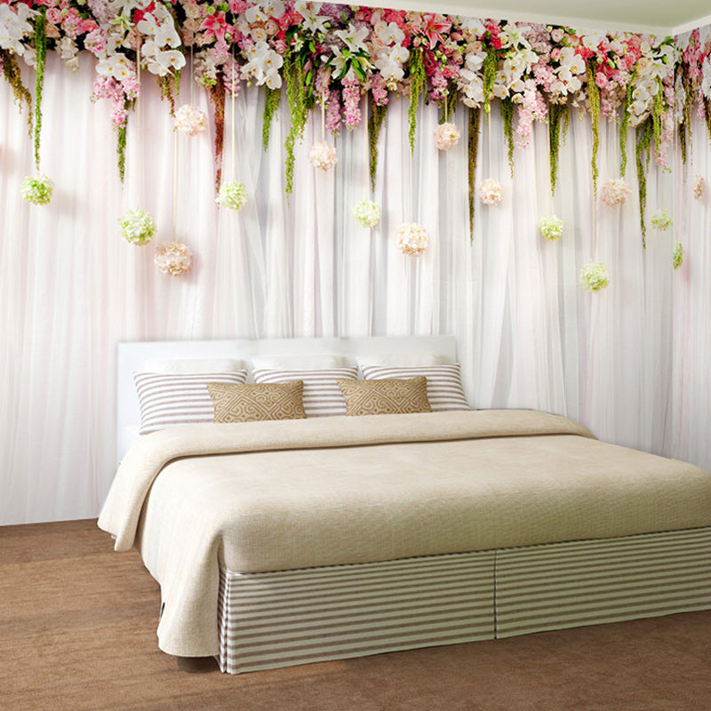 3d Wallpaper Custom Wallpaper For Wall Modern Romantic Flowers Wall For Bedding Room Tv Backdrop Wall Mural Non Woven Wall Paper
