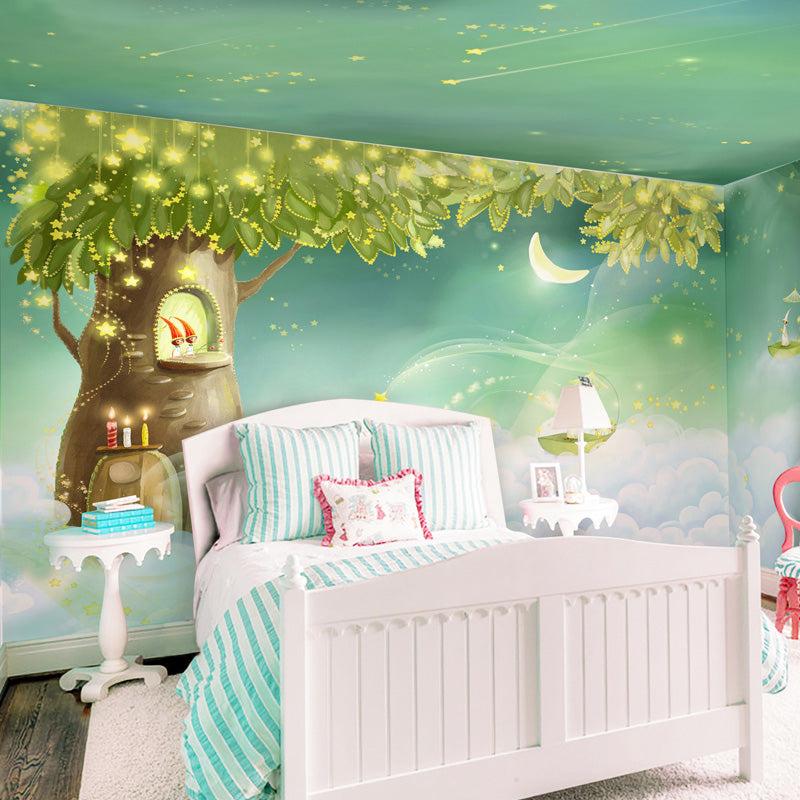 Children S Room Dream Cartoon Background Custom 3d Photo Wall Paper Rolls Romantic Living Room 3d Mural Wallpaper For Kids Room
