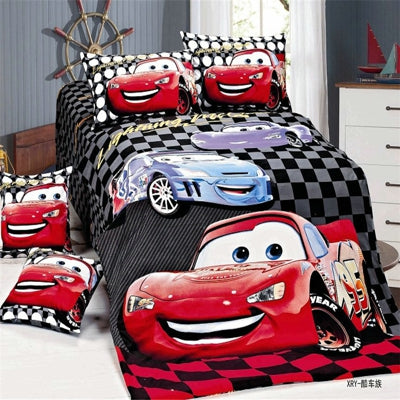 Disney 2017 New Cars Boys Bedding Set Duvet Cover Bed Sheet Pillow