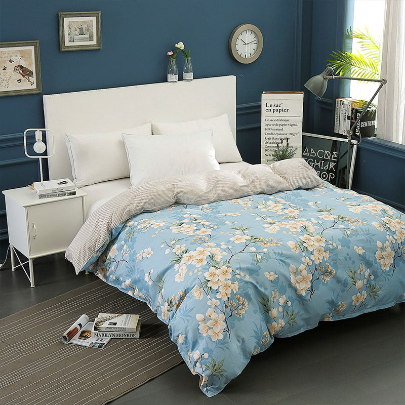 New Bird Single Double Duvet Covers With Zipper 100 Cotton Soft