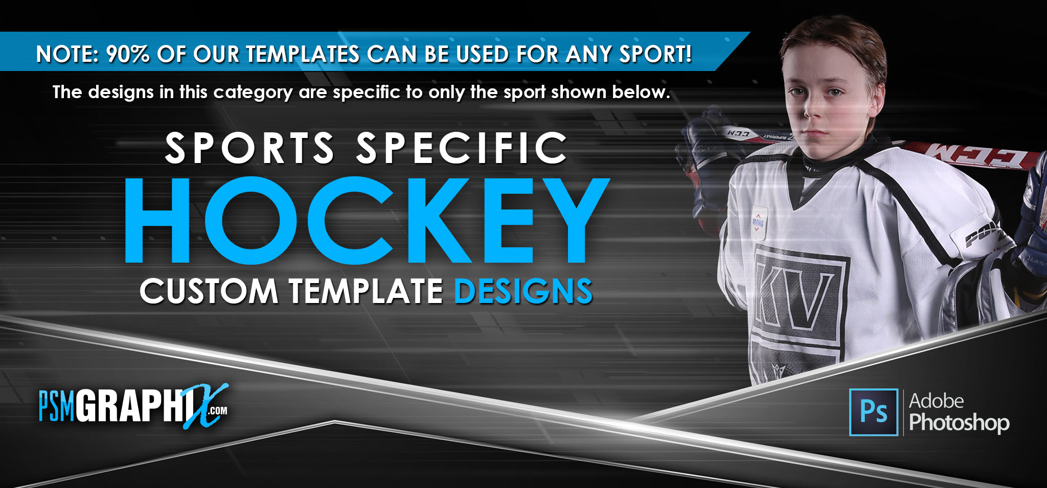 Hockey Sports Pack - Vector Mockup Templates