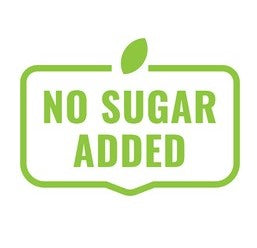 No sugar added logo