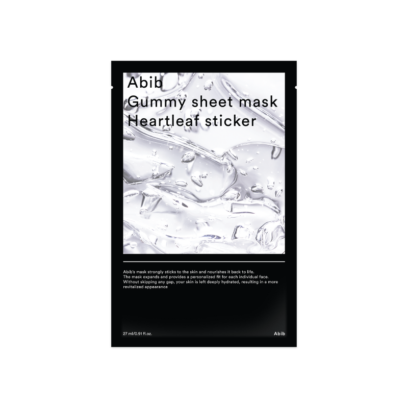 ABIB Gummy Sheet Mask Heartleaf Stickers 