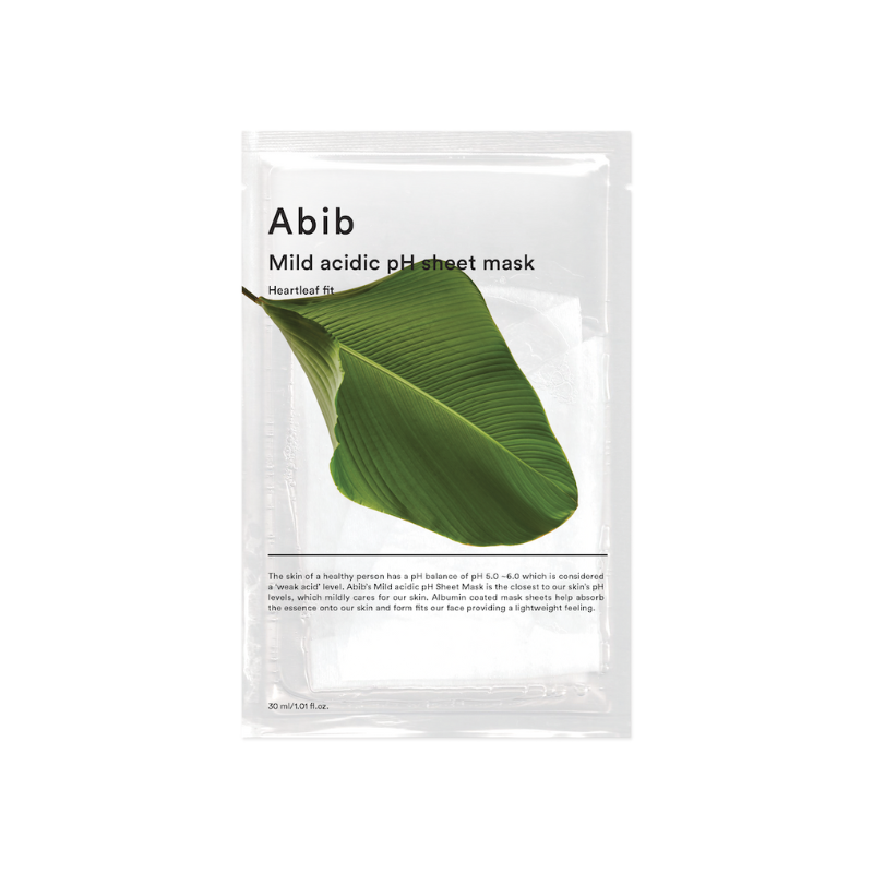 ABIB Mid Acidic pH Sheet Mask Heartleaf Fit 