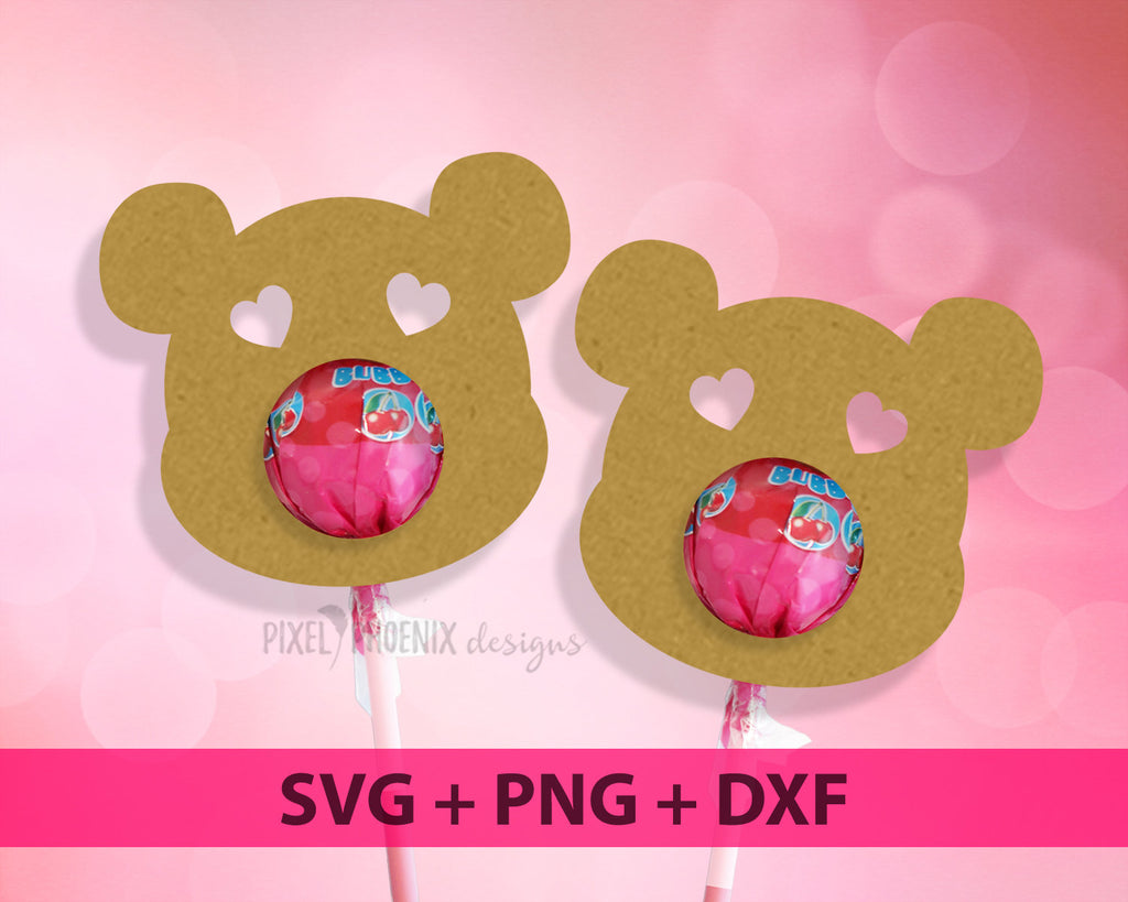 Download Valentine Lollipop Holders SVG - Pixel Phoenix