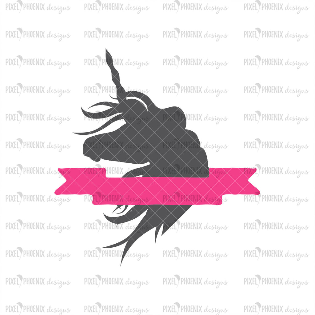 Download Unicorn Monogram Svg Unicorn Svg File Pixel Phoenix