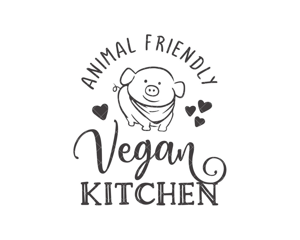 Animal Friendly Vegan Kitchen Svg Pixel Phoenix