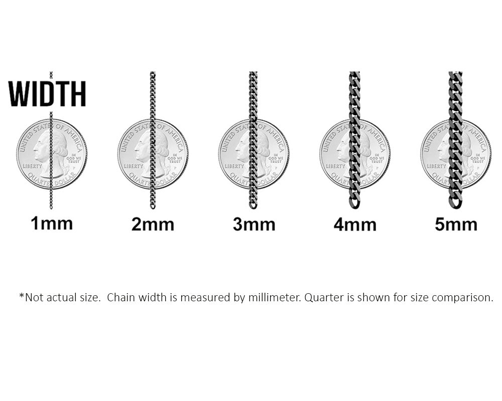 Mm Size Chart For Chains