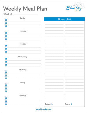 Free Printable Pages – Blue Sky