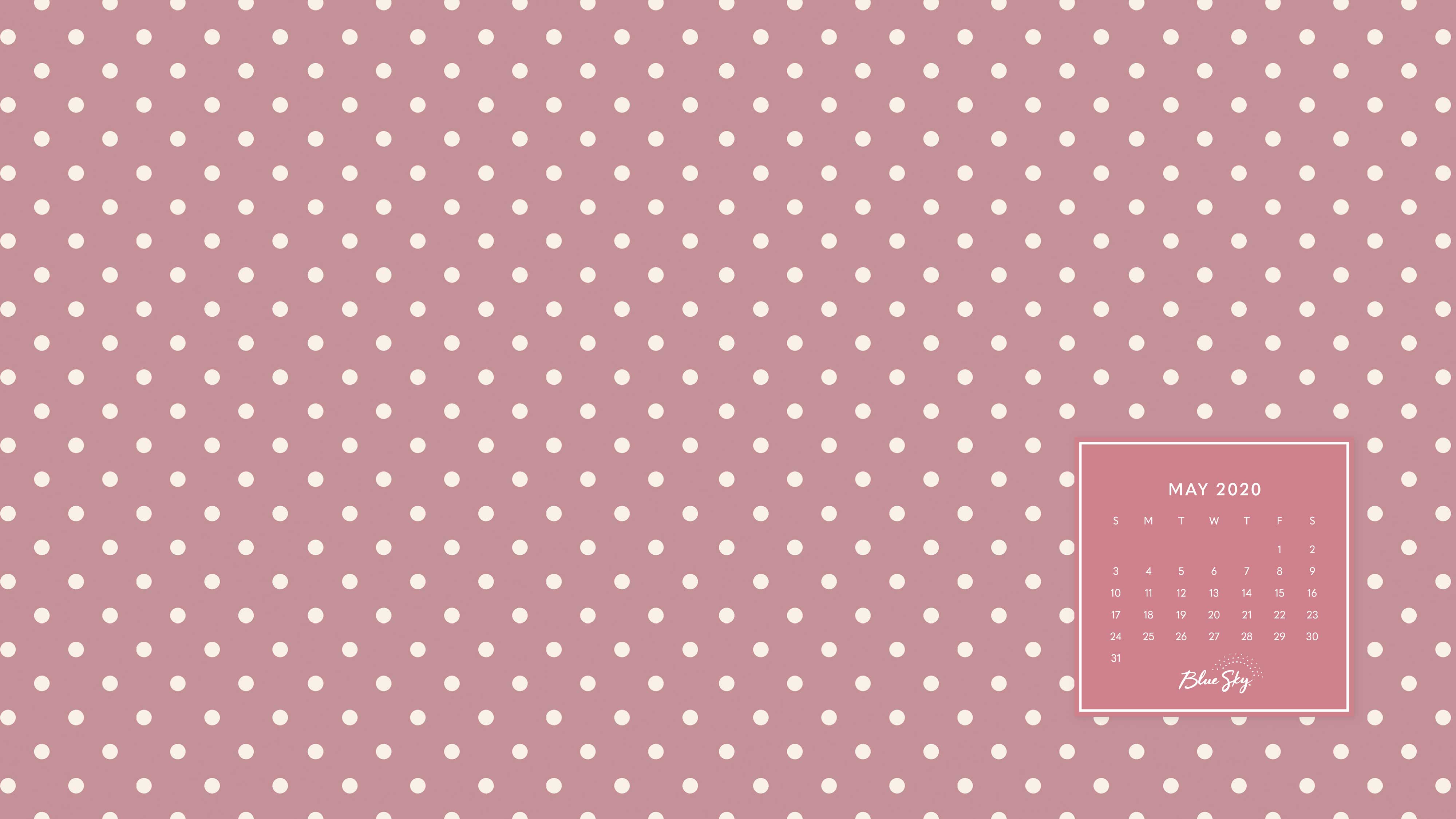 September 2020 desktop wallpaper pink,downloadables blue sky