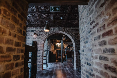 Perfect pub lighting for an authentic pub is vintage and industrial style