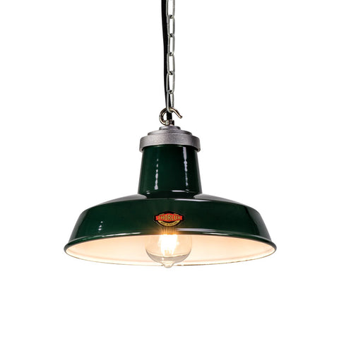 GREEN THORLUX PENDANT IS INSPIRATION FOR GARDEN ROOM CEILING LIGHTING