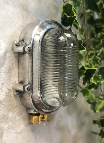 vintage industrial oval bulkhead wall light for bakery lighting idea