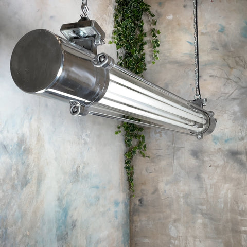 Industrial 4ft Aluminium Strip Light for vintage style home bar