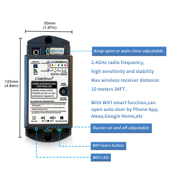 M510FW Wifi built-in receiver